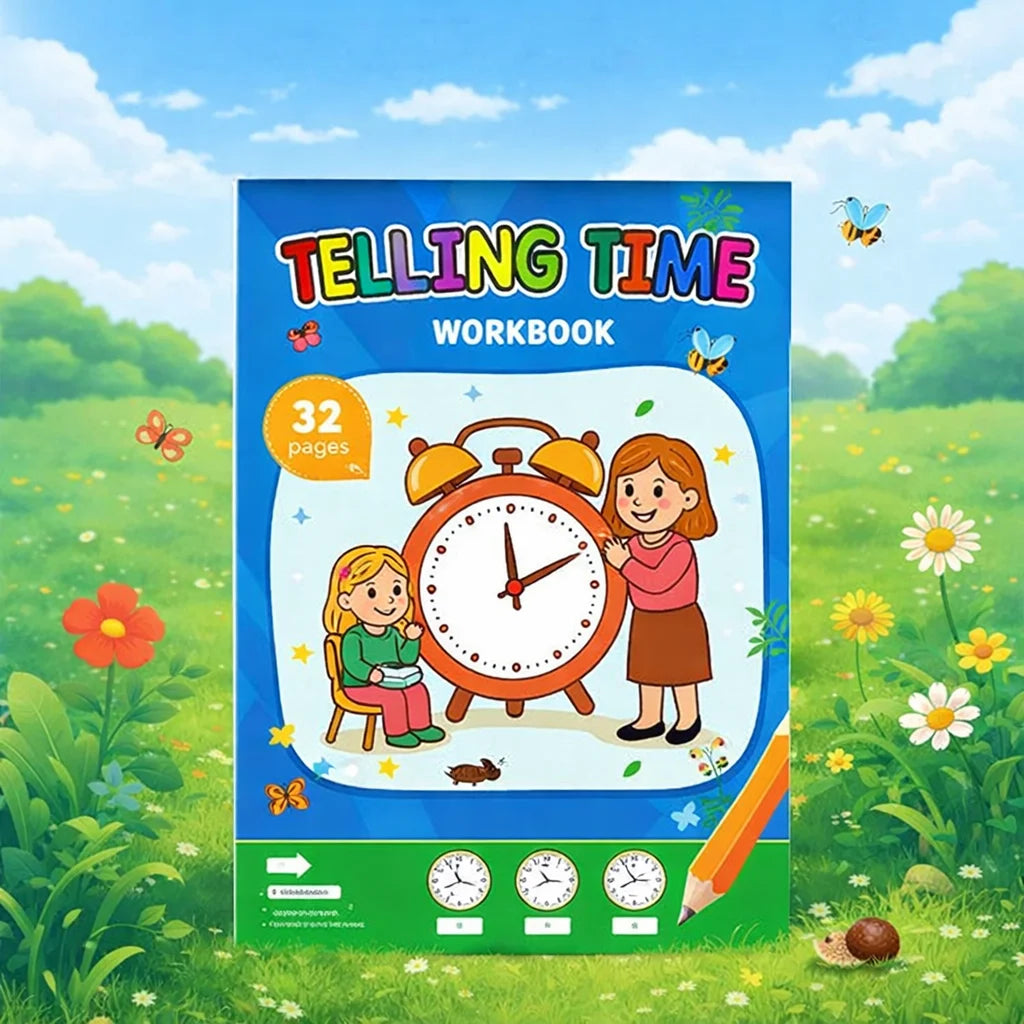Drawing Books for Kids Time Concept Practice Workbook Reading Sheets Ideal Homeschool Classroom Supplies Christmas Gifts