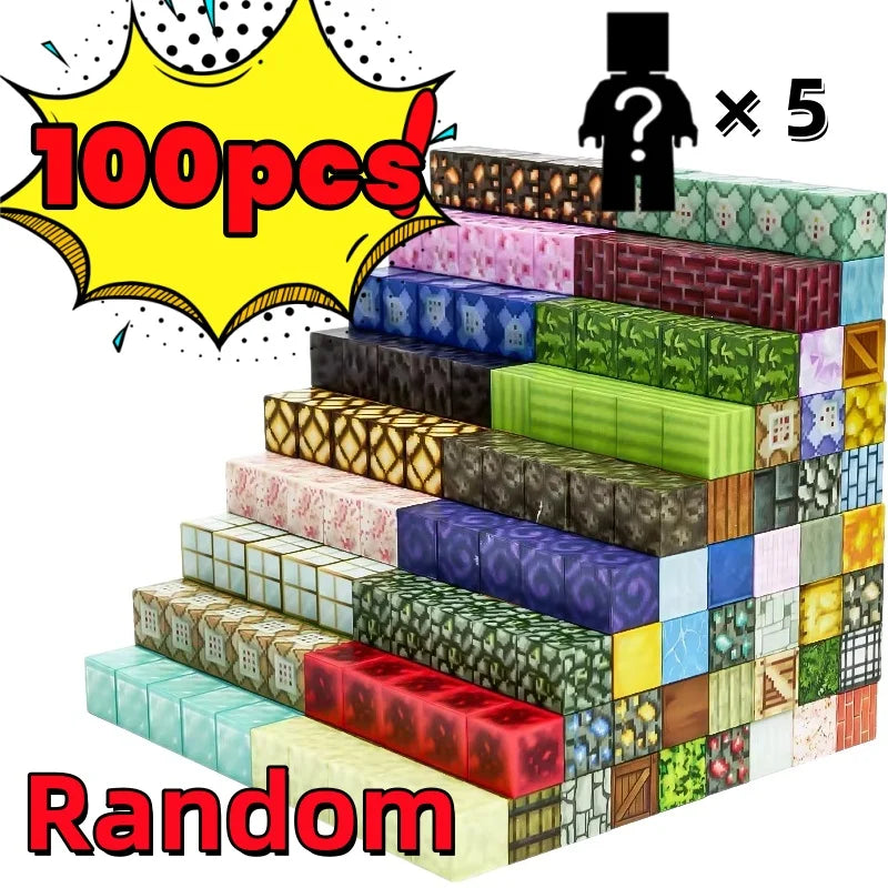 Magnetic Building Blocks Toy Magnetic Cubes Construction Set DIY Model Toy Creative World Stacking Magnet Cube Birthday Gift