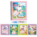 Reusable Water Drawing Book Cartoon Children Magic Book Graffiti Coloring Water Picture Book With Pen Learning Education Toy