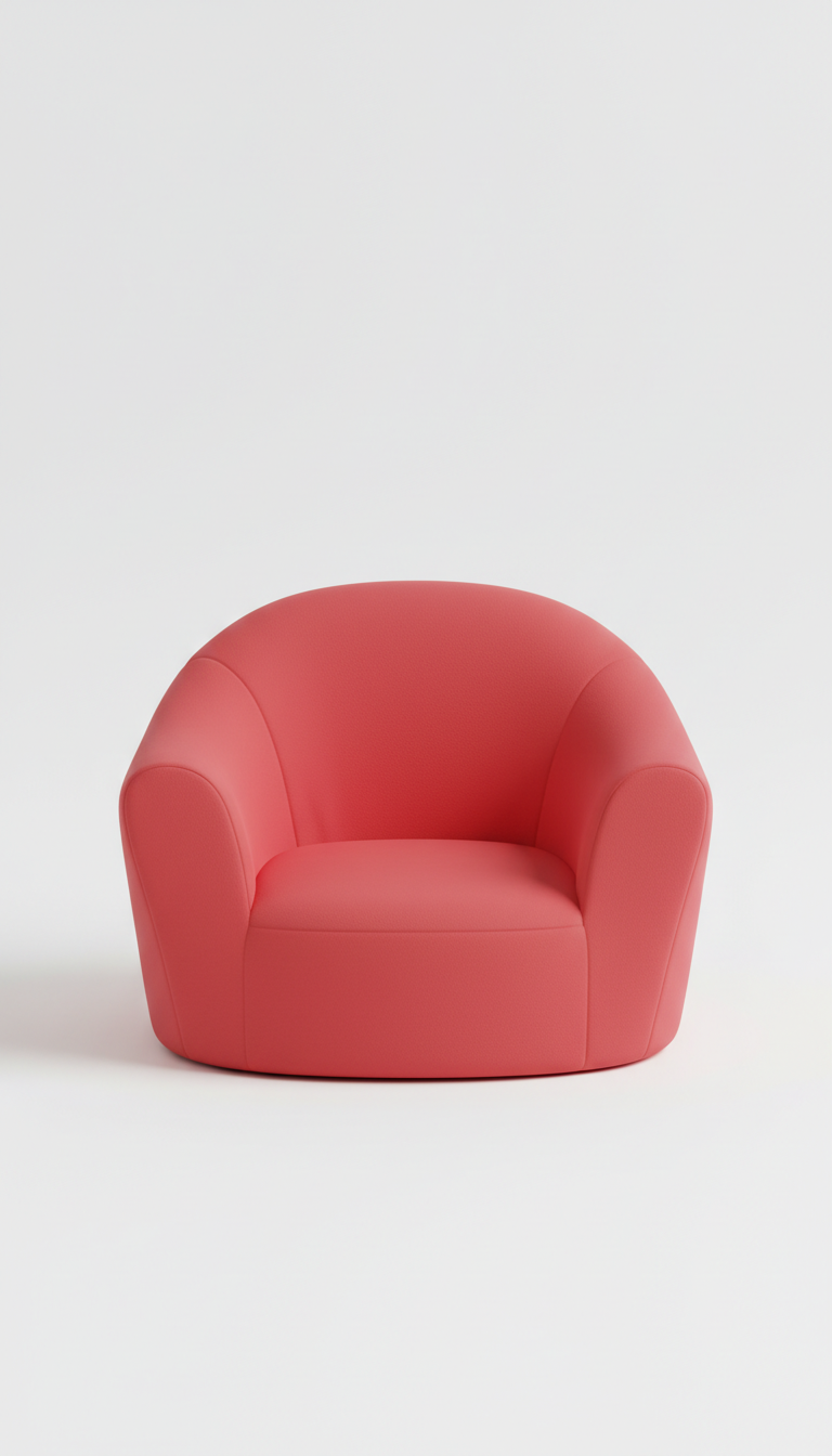 Red Pop Child-Sized Reading Nook Chair - Peoples